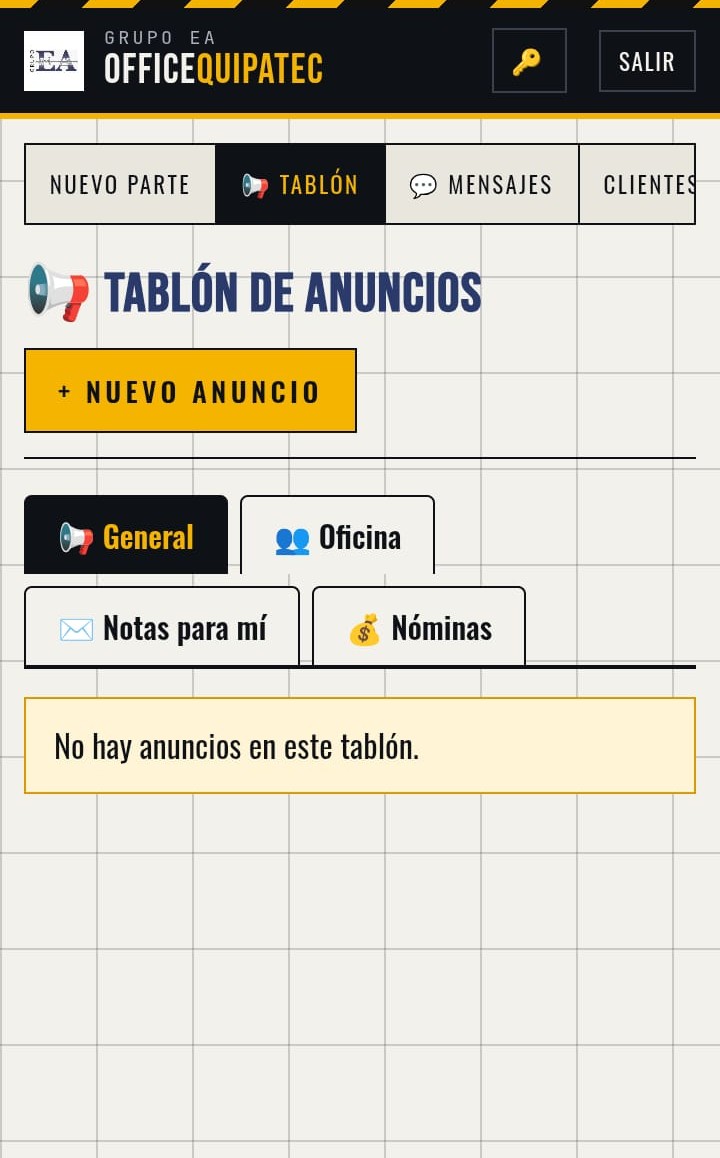 Officequipatec — tablón